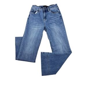 Flying Banana Los Angeles Medium Wash High Rise Flare Jeans Size 4M FLB-V-3